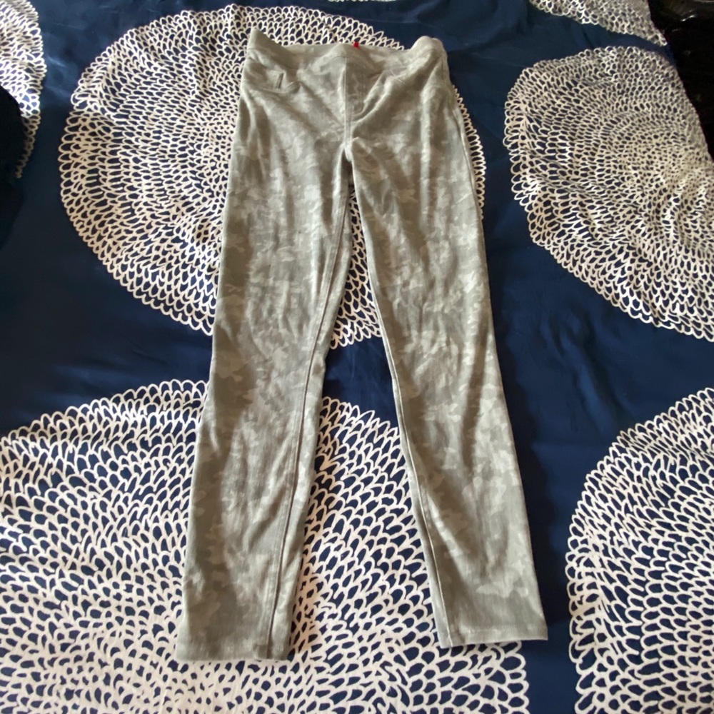 Spanx camo jeanish leggings